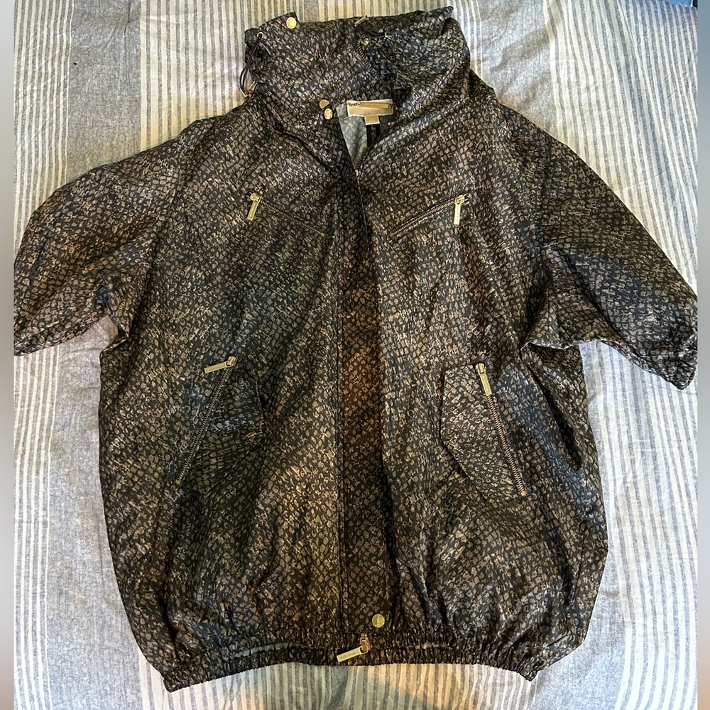 Michael Kors Half Sleeve Windbreaker Jacket Women’s Small Fits like Medium